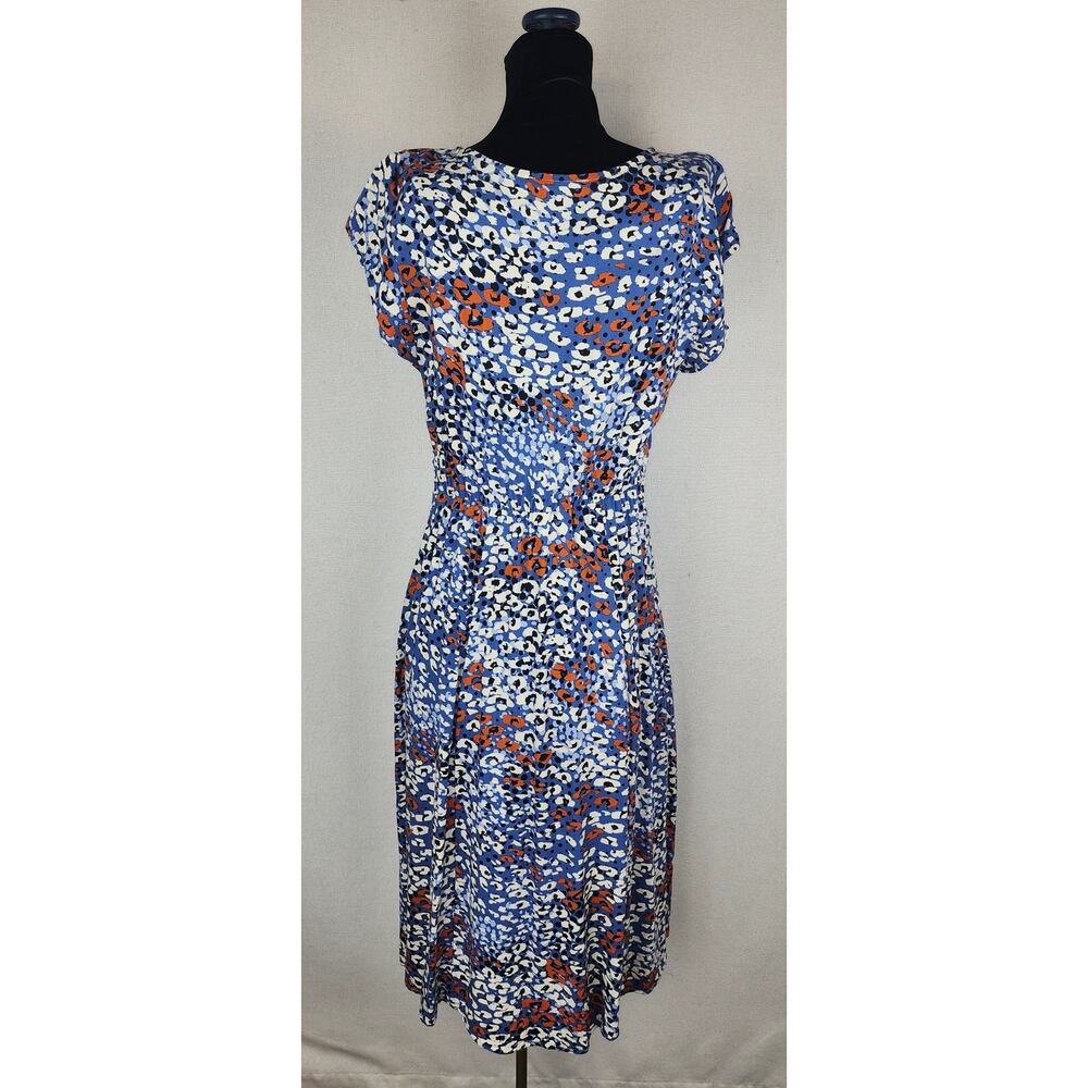 Cupshe dress Womens L cutout knot Lepard Print Beachy keyhole flowy fairycore - Picture 3 of 13